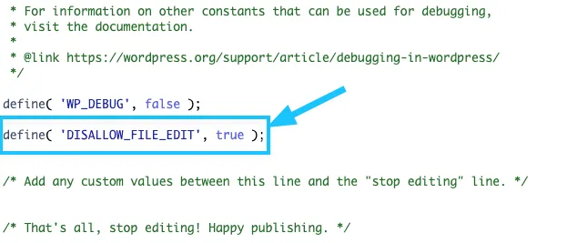 Kiểm tra file wp-config.php