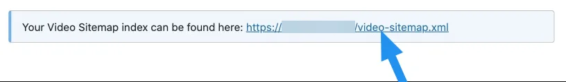 Lấy URL của Video Sitemap
