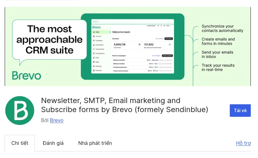 Newsletter by Brevo (trước là Sendinblue)
