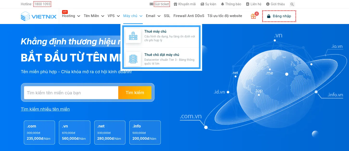Ví dụ về Parent Page trong WordPress