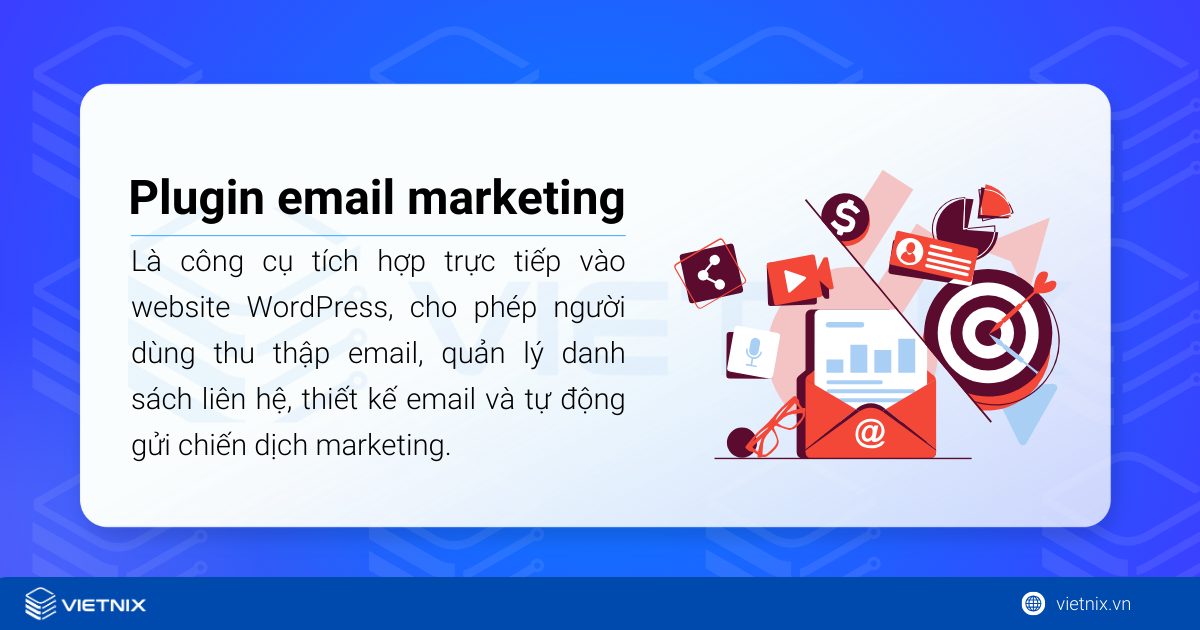Plugin email marketing là công cụ phép người dùng thu thập email