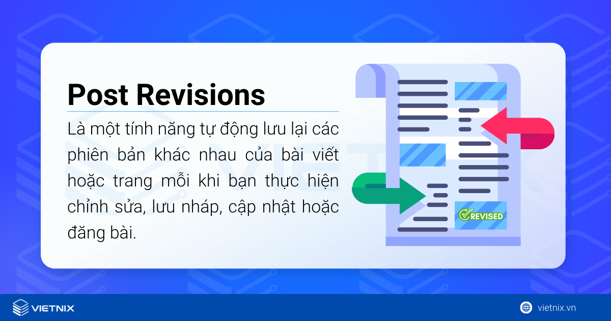 Post Revisions trong WordPress