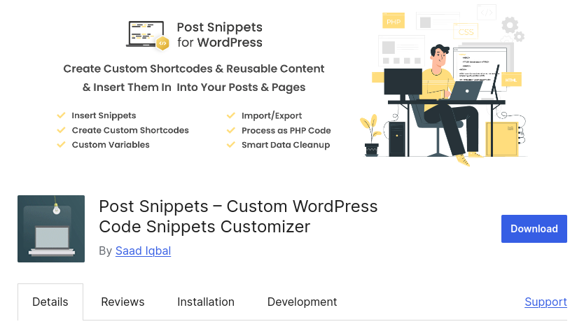 Post Snippets – Tạo và quản lý shortcode tùy chỉnh cho nội dung WordPress