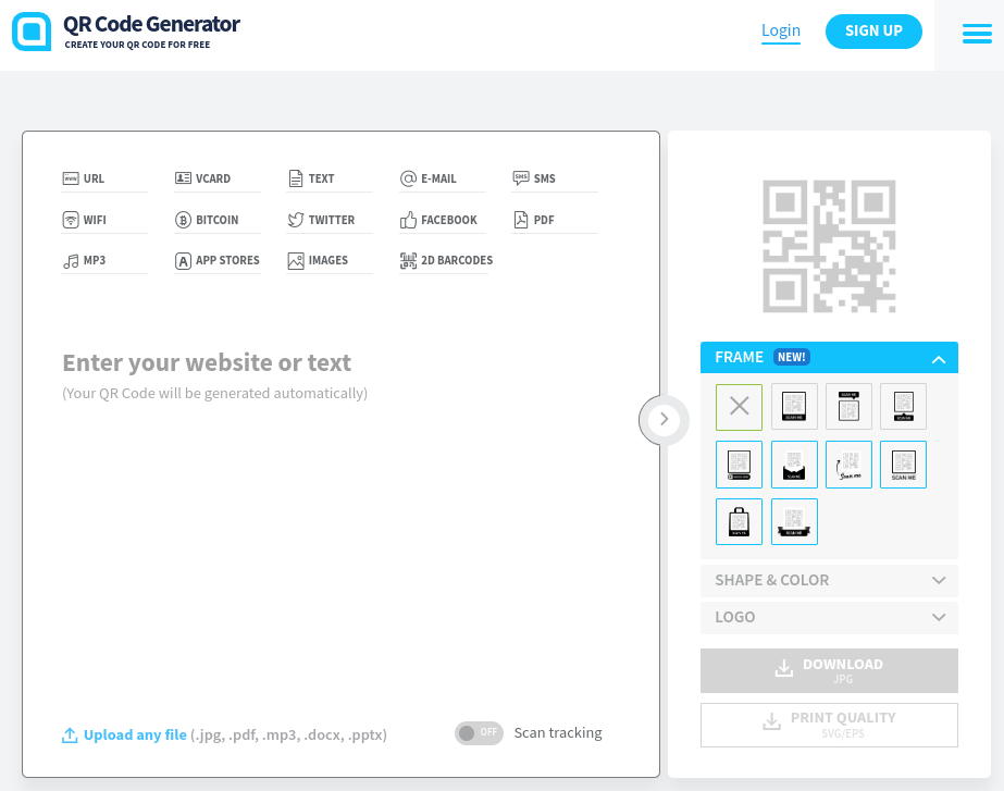 QR Code Creator