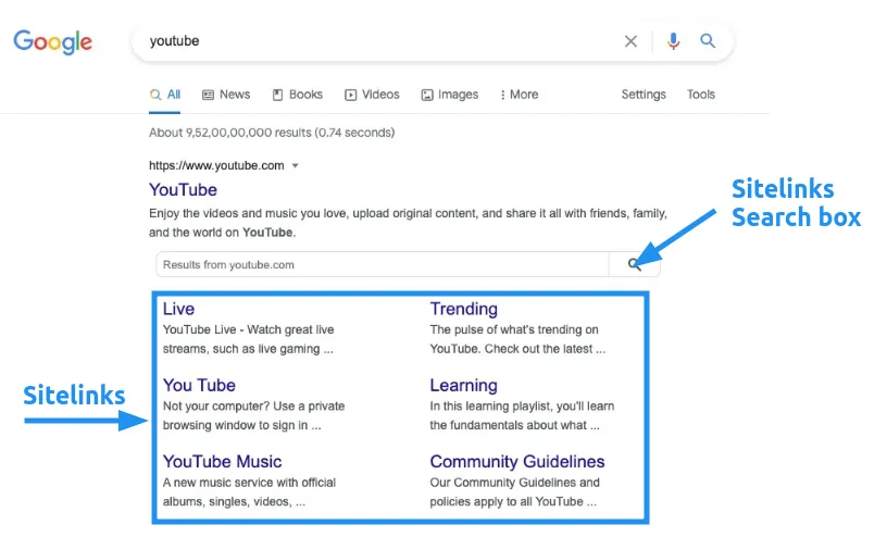 Thêm Sitelinks Searchbox Schema vào trang chủ