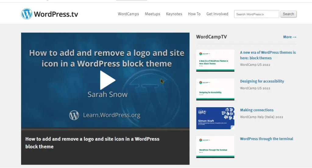 WordPress TV