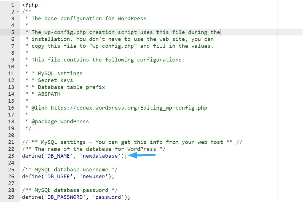 Thay thế tên cũ bằng tên mới
