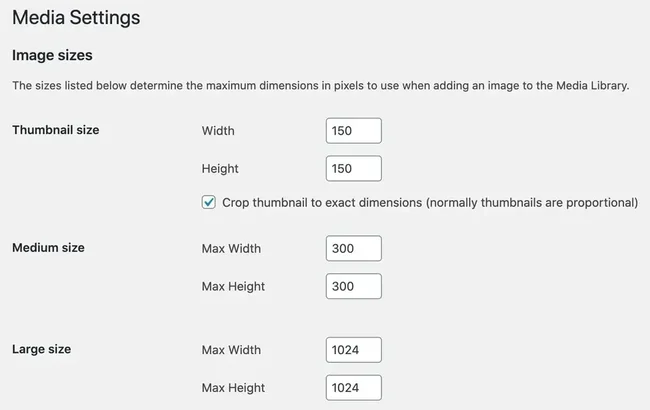 thay đổi kích thước của Featured Image WordPress