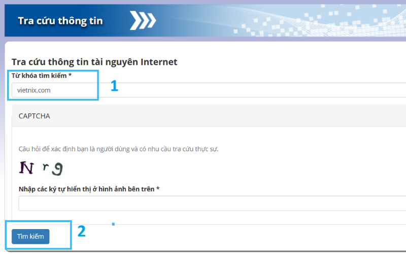 Nhập tên miền cần kiểm tra Nhập tên miền cần kiểm tra