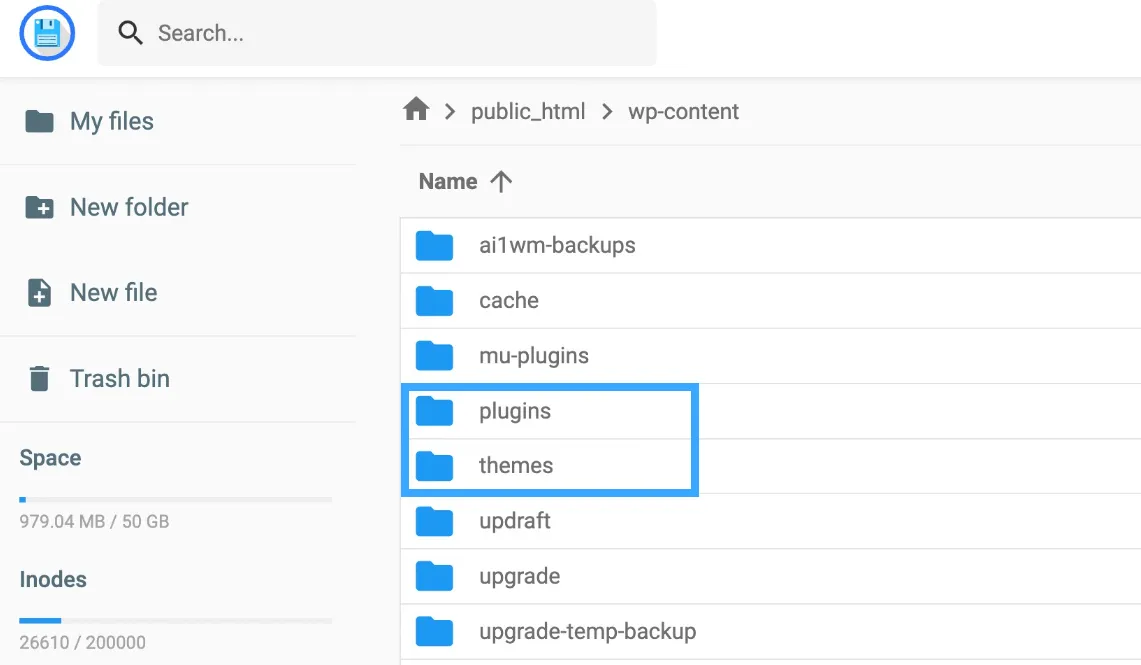 Plugins và themes là các vị trí thường gặp lỗi