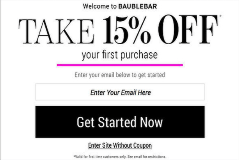 Mẫu pop up sale