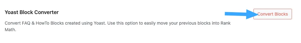 Yoast Block Converter