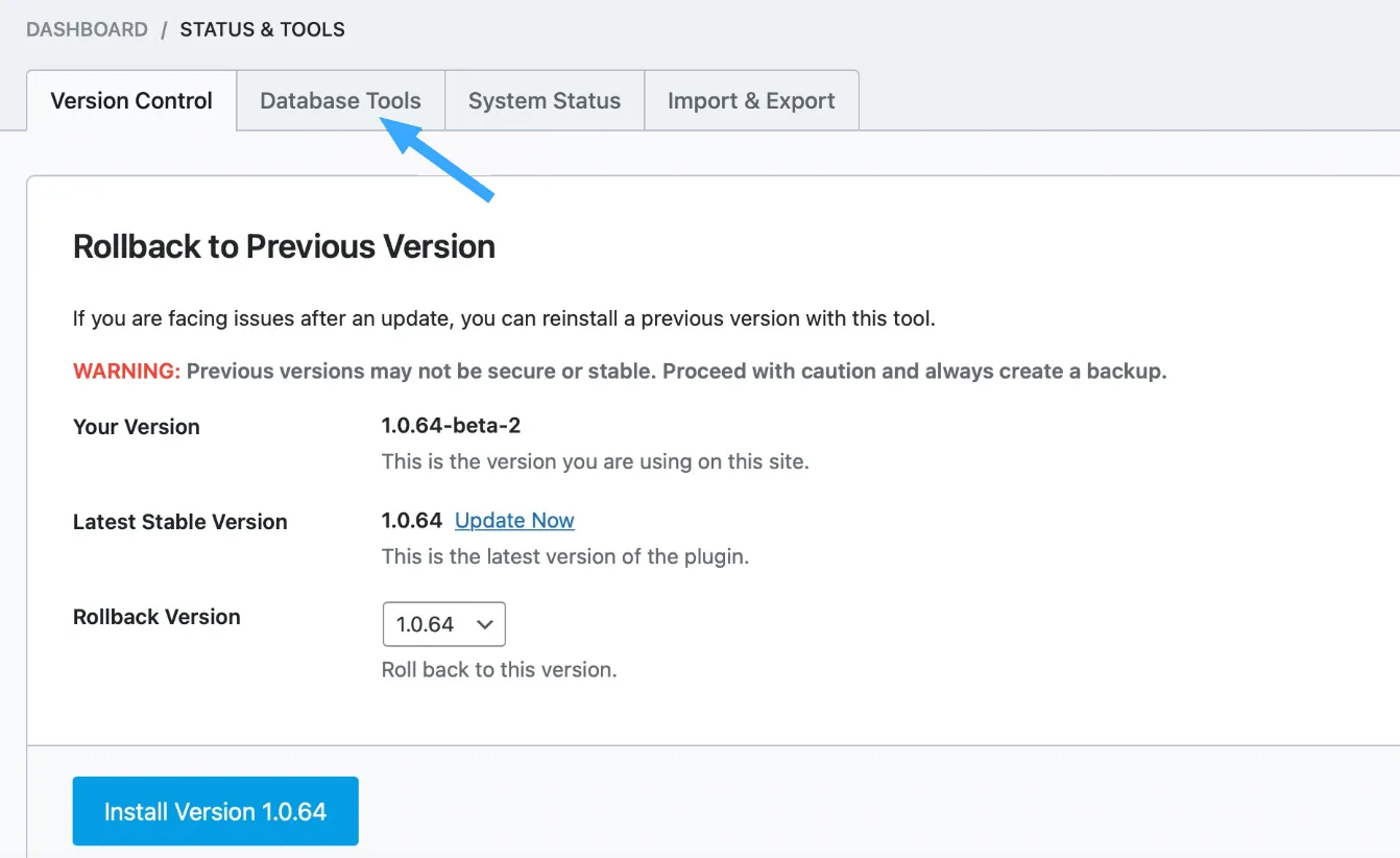 Database Tools