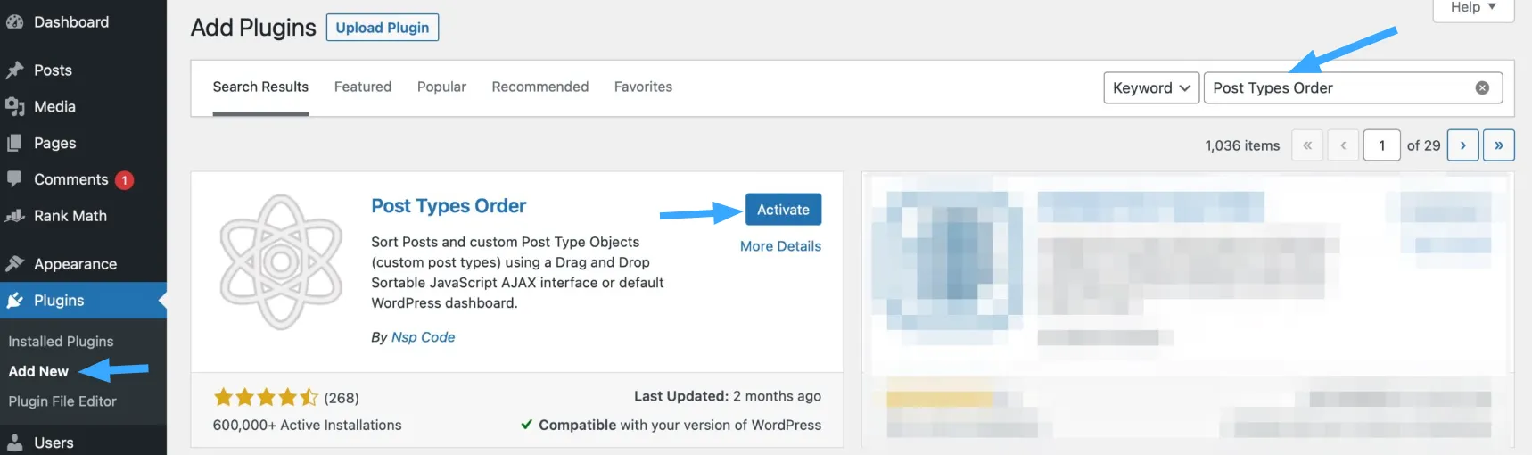 Sắp xếp bài viết trong WordPress bằng cách sử dụng plugin Post Types Order