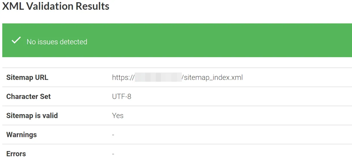 Hướng dẫn sửa lỗi "Couldn't Fetch" trong Google Search Console 24 Nếu hợp lệ, công cụ sẽ trả về thông báo "No issues detected"