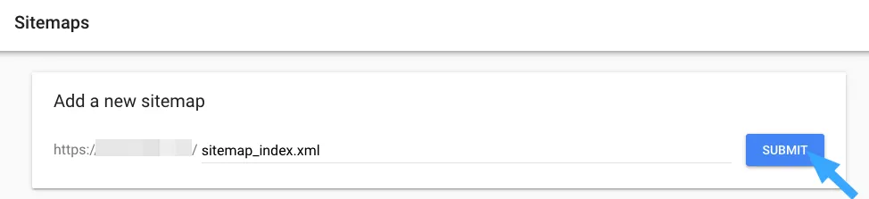 Submit lại sitemap trong Google Search Console