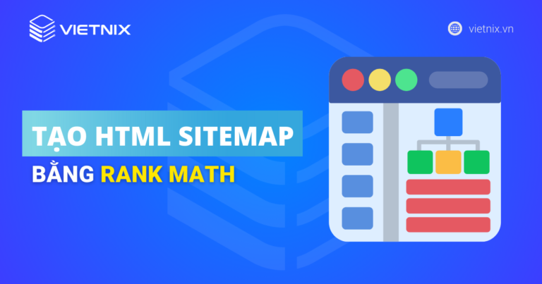 tạo HTML Sitemap bằng Rank Math