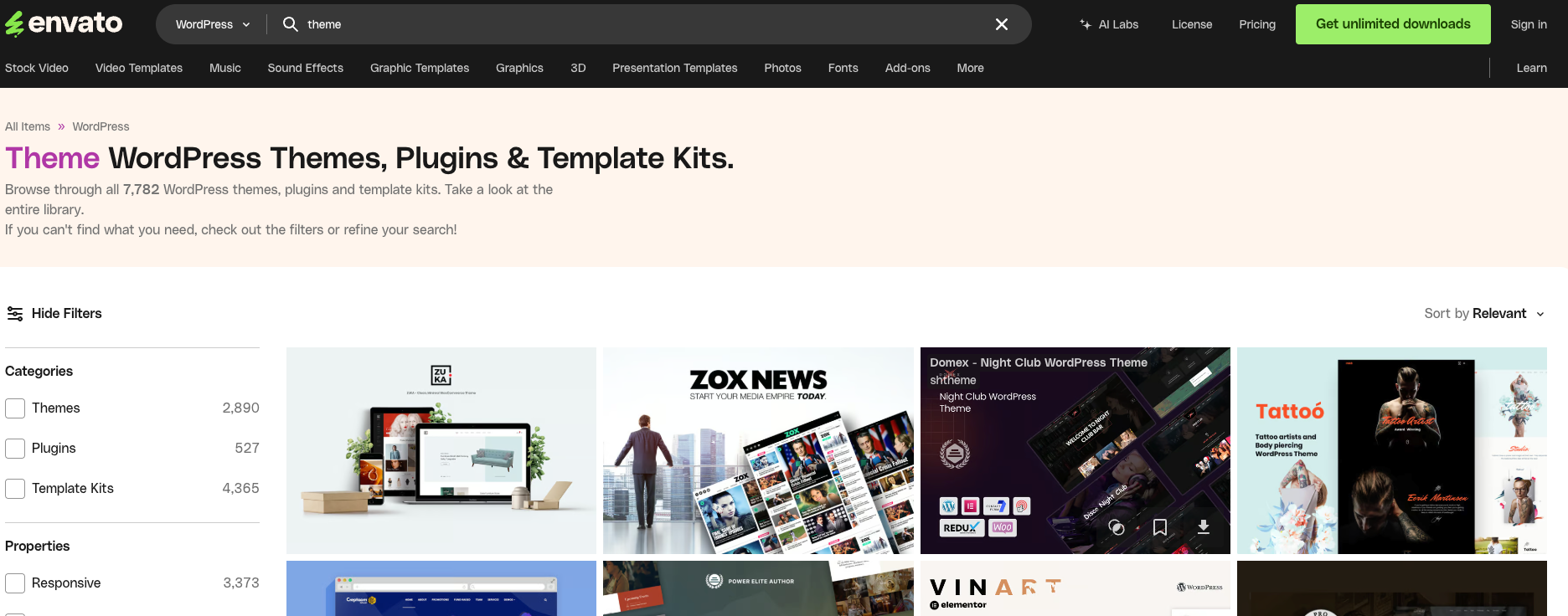 Nơi tìm chủ đề WordPress miễn phí