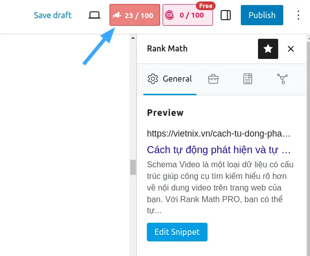 Mở Schema Generator