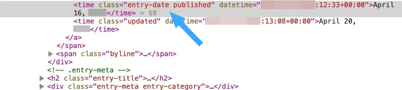 Cách xóa ngày đăng bài viết trong WordPress đơn giản nhất 38 Class của ngày đăng