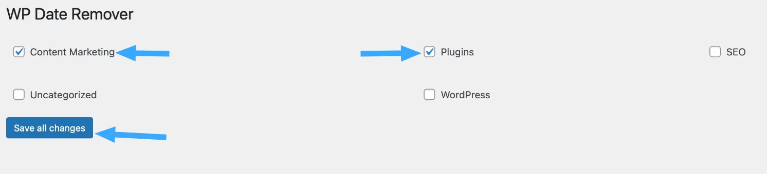 Cách xóa ngày đăng bài viết trong WordPress đơn giản nhất 33 Nhấn Save all changes