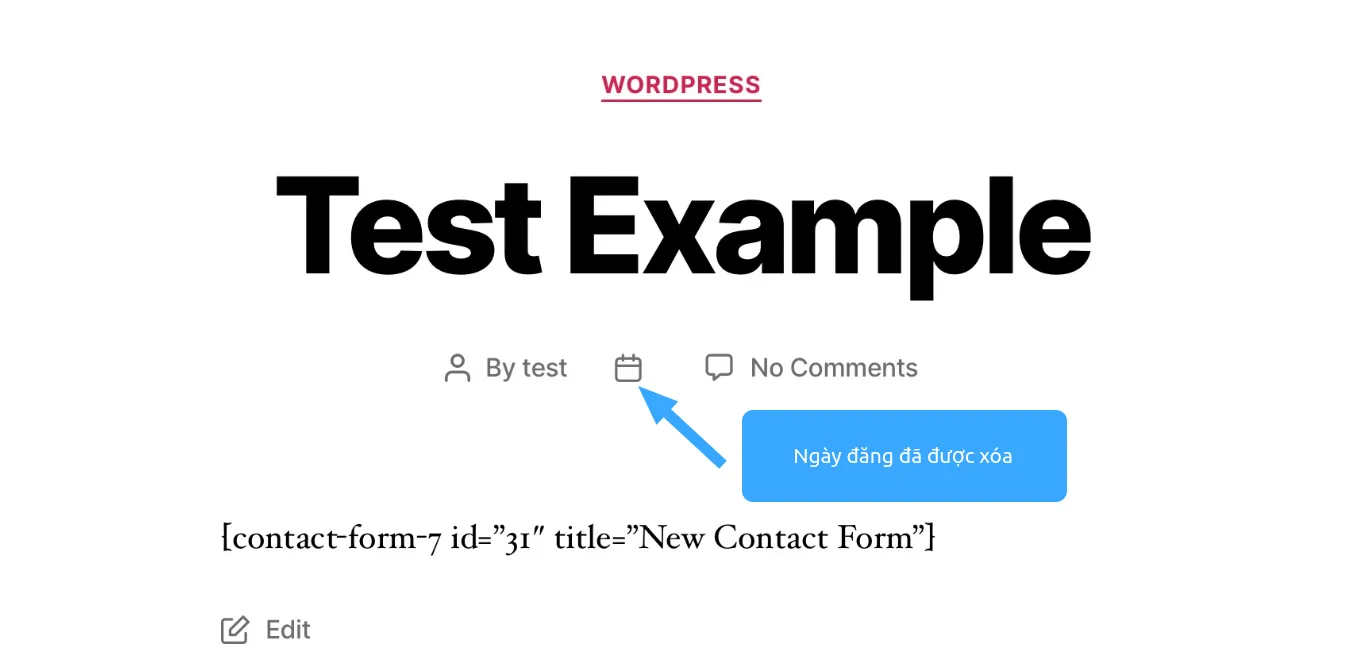 Cách xóa ngày đăng bài viết trong WordPress đơn giản nhất 34 Ngày đăng đã được xóa