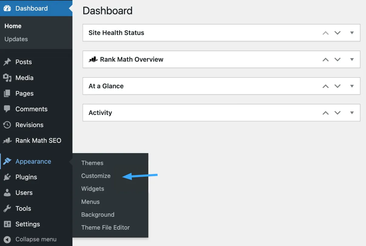 Xóa sidebar trong WordPress bằng Theme Settings
