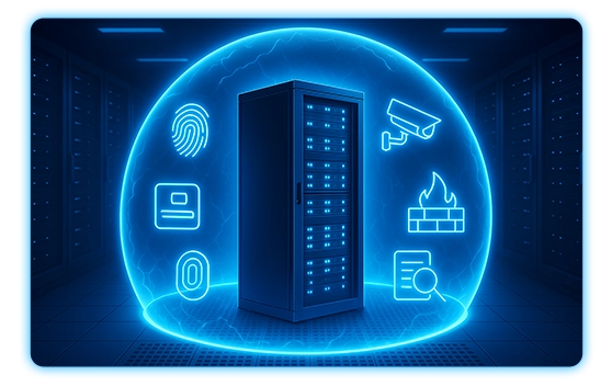 thuê colocation được bảo mật đa lớp