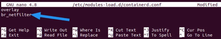 Bật các kernel module cần thiết