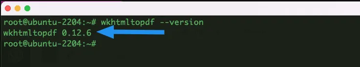 Bước 5: Cài wkhtmltopdf để hỗ trợ xuất PDF