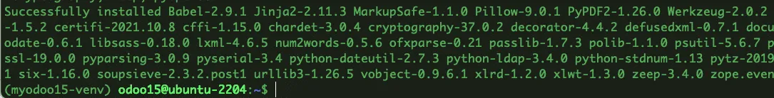 Cài đặt các thư viện Python cần thiết
