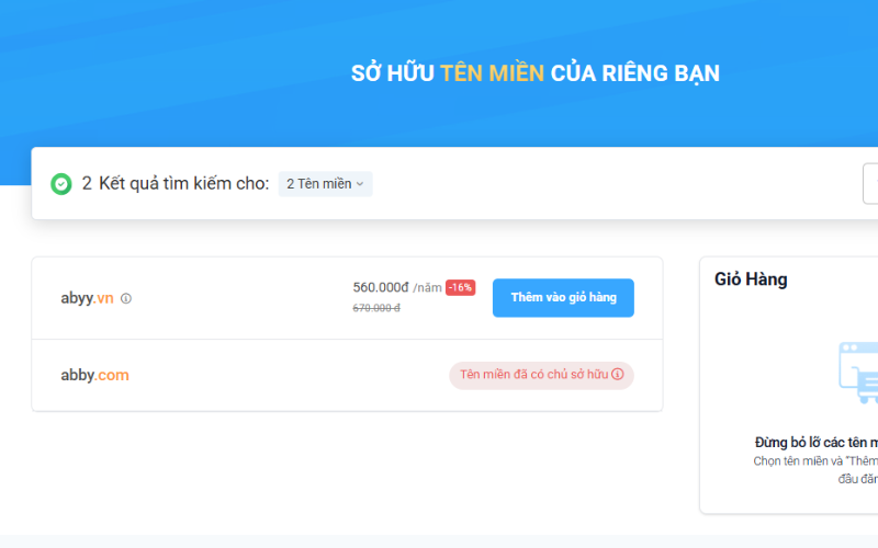 Cuối cùng, hệ thống sẽ trả kết quả trạng thái của từng tên miền Cuối cùng, hệ thống sẽ trả kết quả trạng thái của từng tên miền