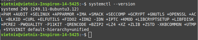 Sử dụng lệnh systemctl trong Linux: Quản lý dịch vụ dễ dàng 22 Kiểm tra phiên bản của systemctl và xác nhận systemd có mặt trong hệ thống