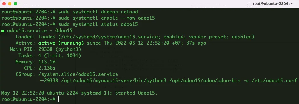 Kiểm tra trạng thái của dịch vụ