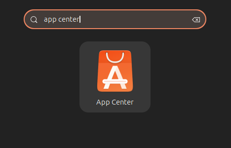 Mở ứng dụng App Center