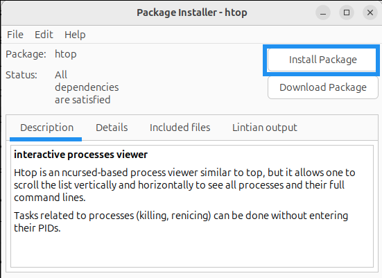 Nhấn nút “Install” để cài đặt phần mềm
