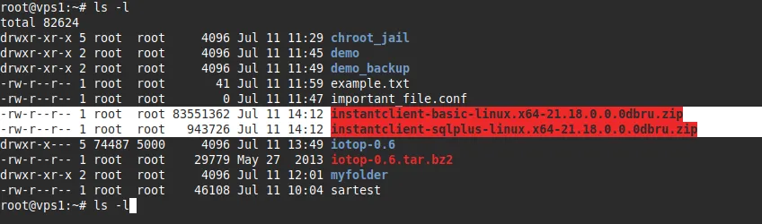 Hướng dẫn cài đặt SQL*Plus trên Linux chi tiết từ A đến Z 14 Chuẩn bị bộ cài Oracle Instant Client