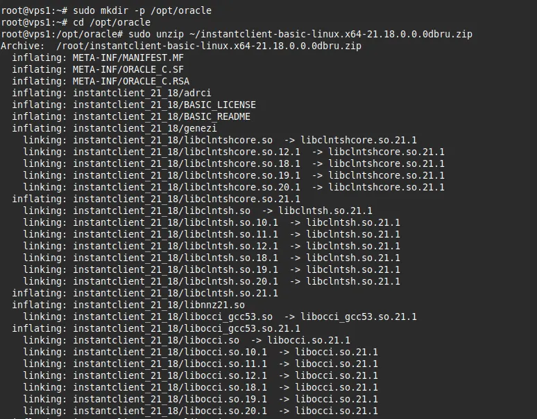 Hướng dẫn cài đặt SQL*Plus trên Linux chi tiết từ A đến Z 15 Cài đặt Oracle Instant Client và SQL*Plus