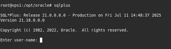 Hướng dẫn cài đặt SQL*Plus trên Linux chi tiết từ A đến Z 18 Lệnh đăng nhập
