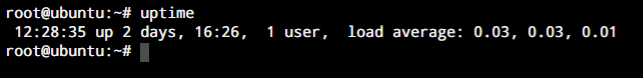 Uptime Command Load Average