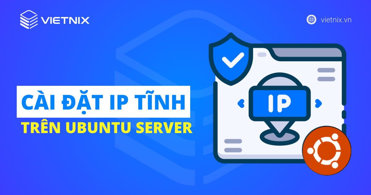 cài đặt IP tĩnh trên ubuntu