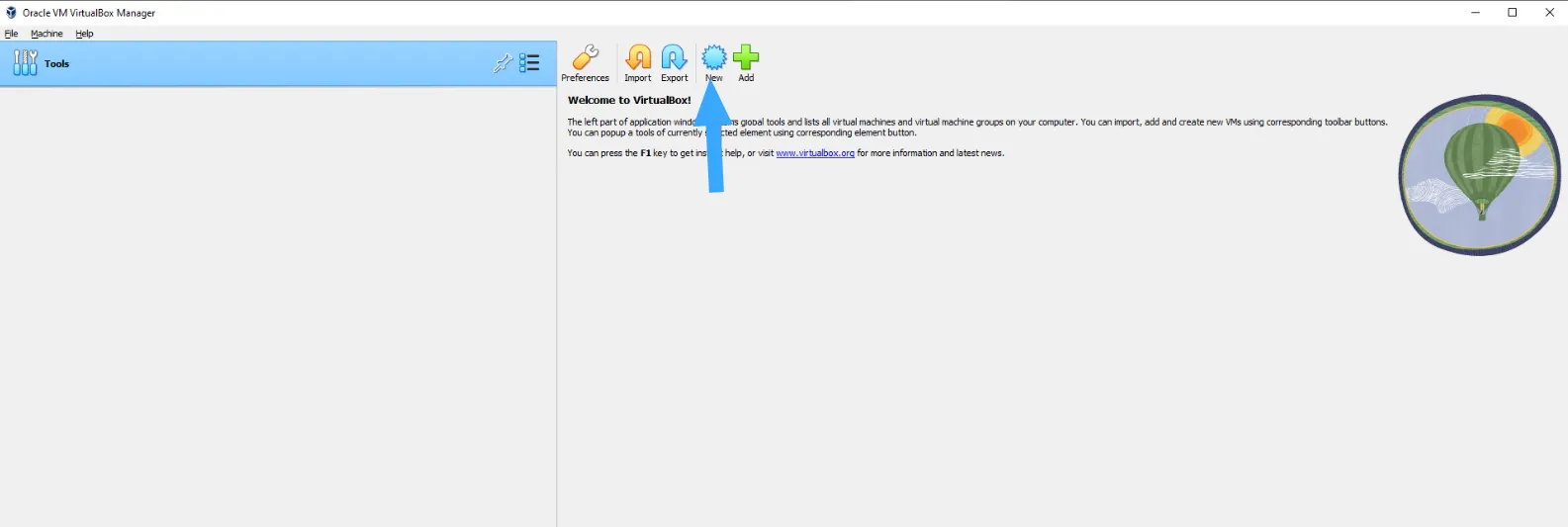 Mở ứng dụng Oracle VM VirtualBox để bắt đầu cài đặt Ubuntu Server trên VirtualBox - Nguồn: Internet
