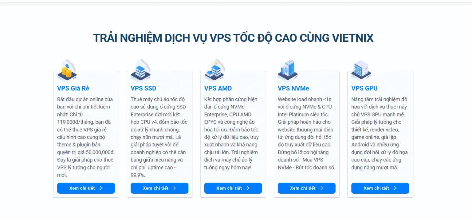 Lựa chọn dich vụ VPS phù hợp để vận hành n8n
