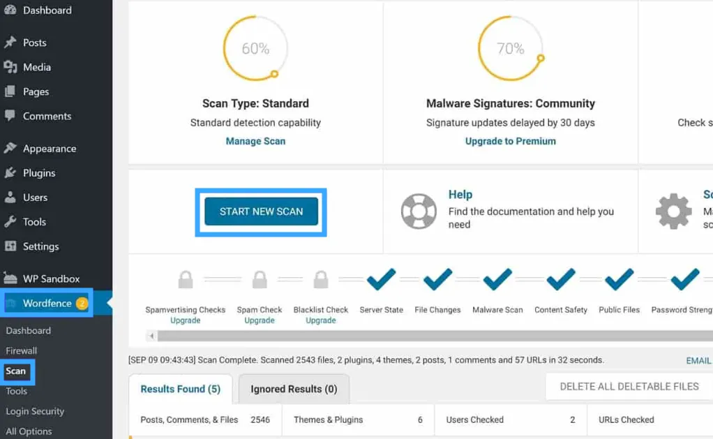 Cách sửa lỗi website bị cảnh báo chứa phần mềm độc hại 30 Wordfence