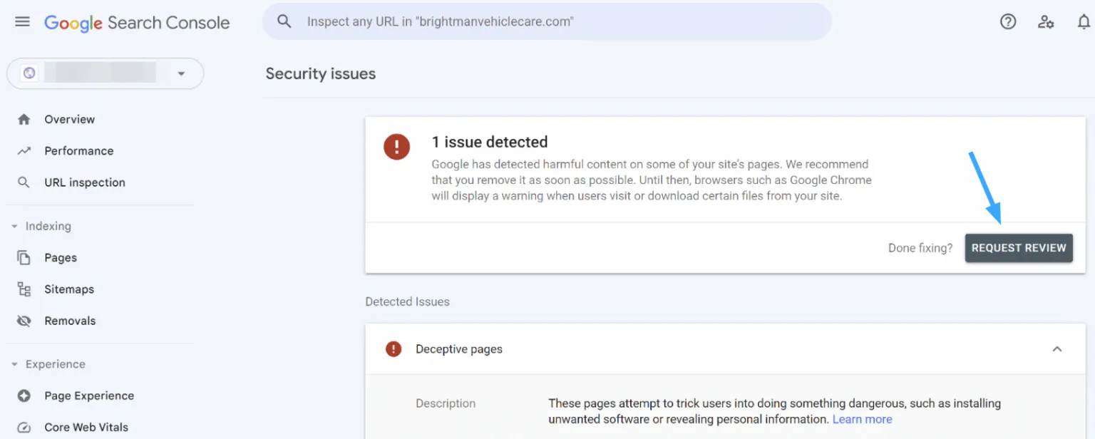 Cách sửa lỗi website bị cảnh báo chứa phần mềm độc hại 32 Gỡ bỏ cảnh báo