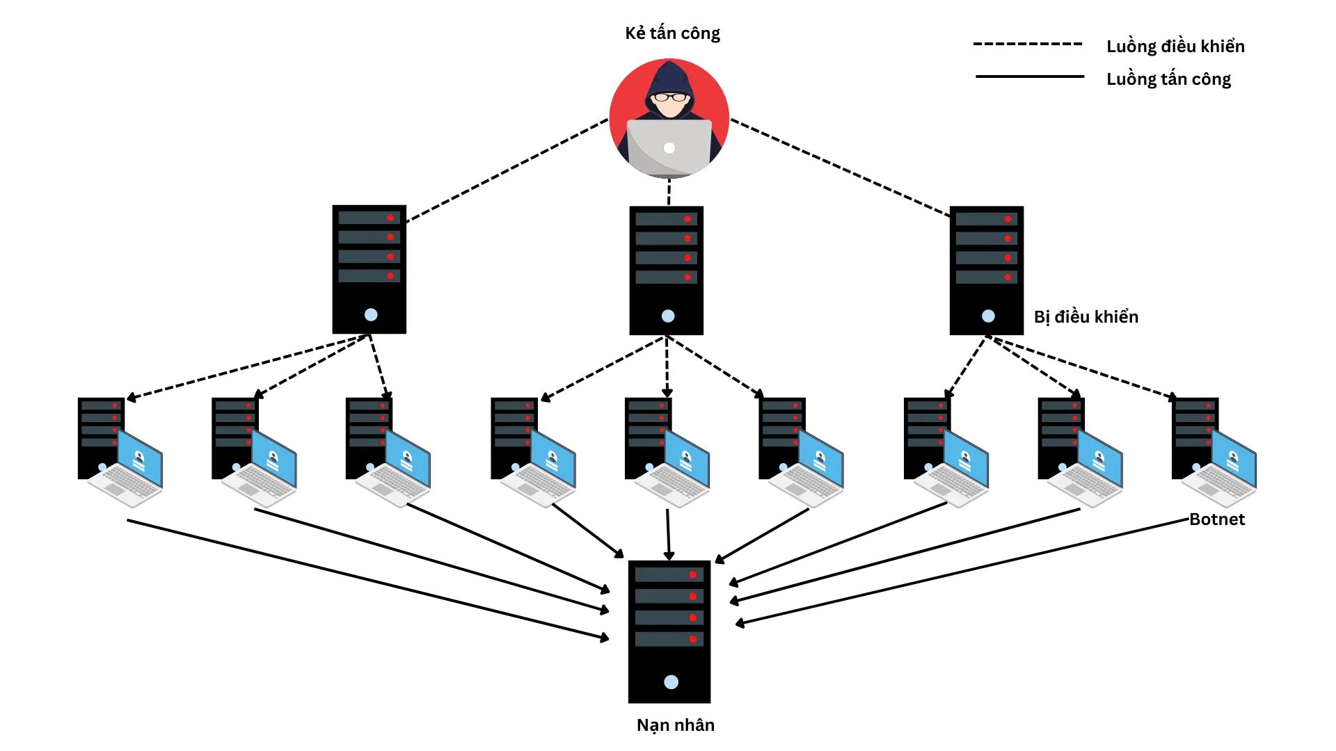 Kiểm tra tấn công DDoS trên Server Linux là việc cần thiết khi nghi ngờ server bị tấn công bởi tin tặc