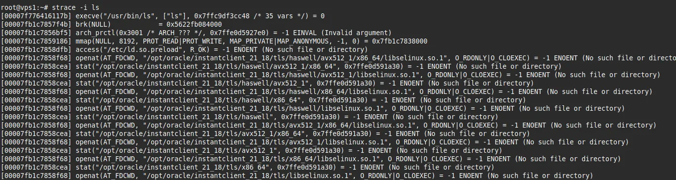 In giá trị thanh ghi instruction pointer (IP)