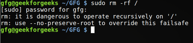 rm -rf / (Nguồn: Internet)