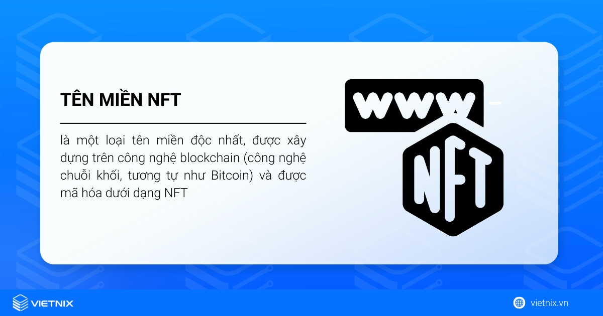Domain NFT - Giải pháp thay thế địa chỉ ví Blockchain 42 Domain NFT được xây dựng trên công nghệ blockchain