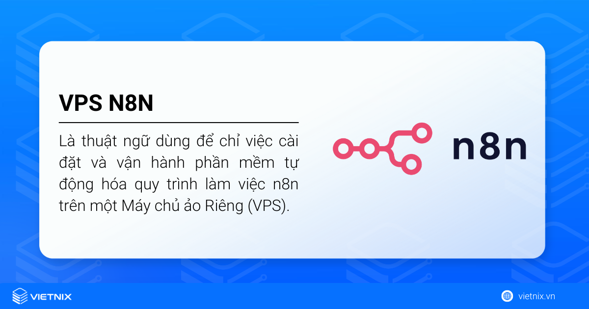 VPS n8n là thuật ngữ dùng để chỉ việc cài đặt và vận hành phần mềm tự động hóa